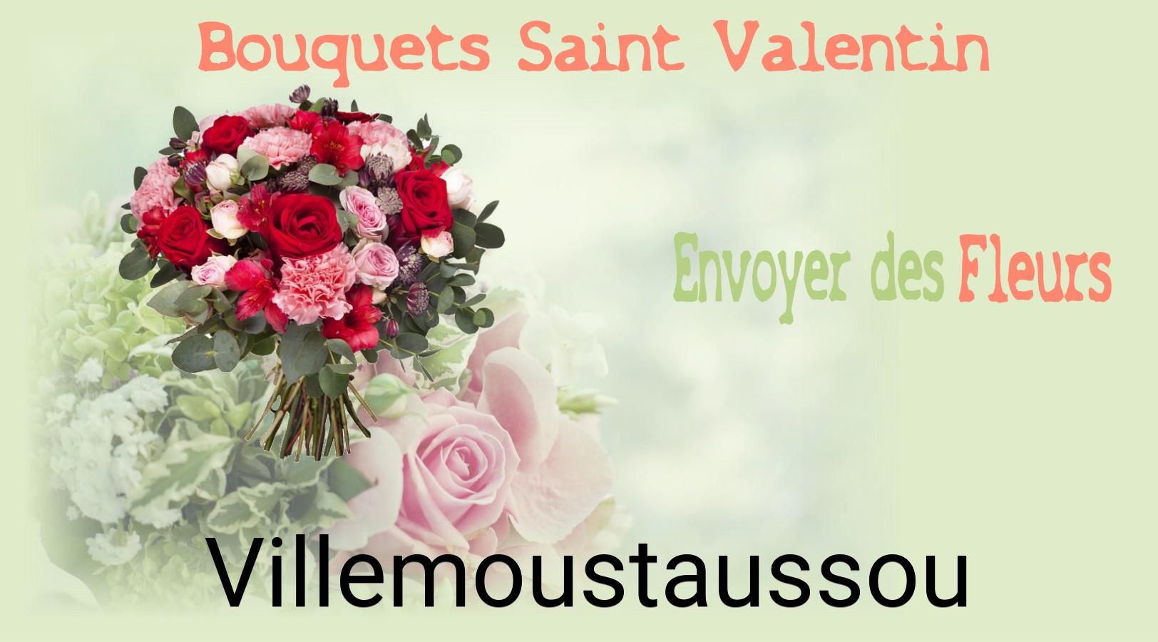 Roses de Saint-Valentin livrées à Villemoustaussou